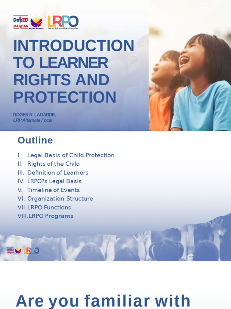Overview of Learner Rights and Protection | PDF | Child Abuse | Child ...