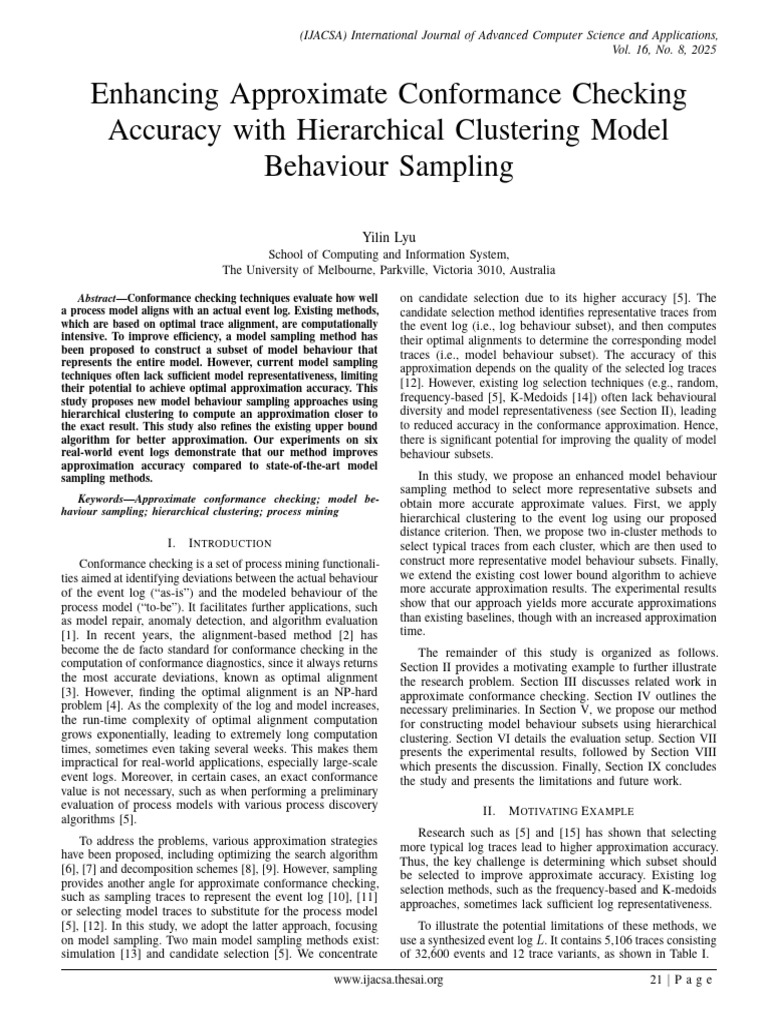 Paper 3-Enhancing Approximate Conformance Checking Accuracy | PDF ...