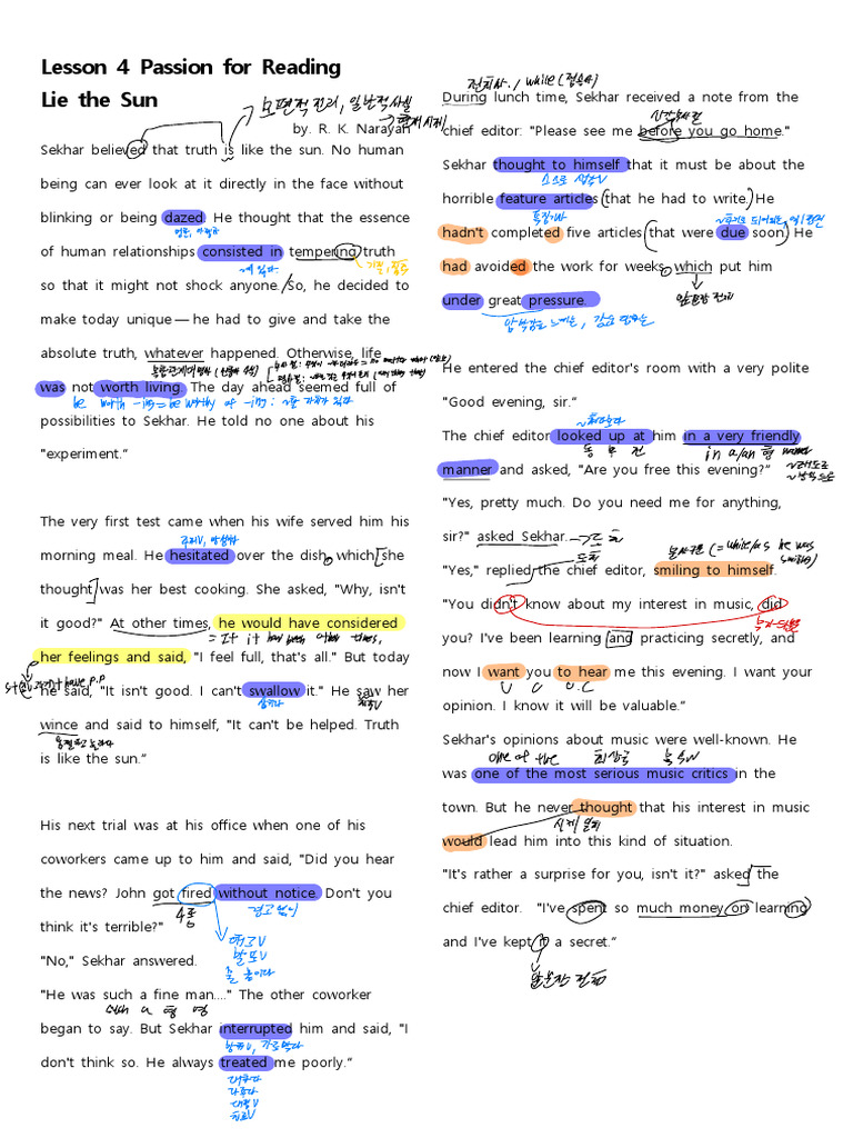 TalkFile - Lesson 4 Passion For Reading PDF | PDF