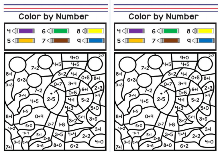 Addition Coloring | PDF