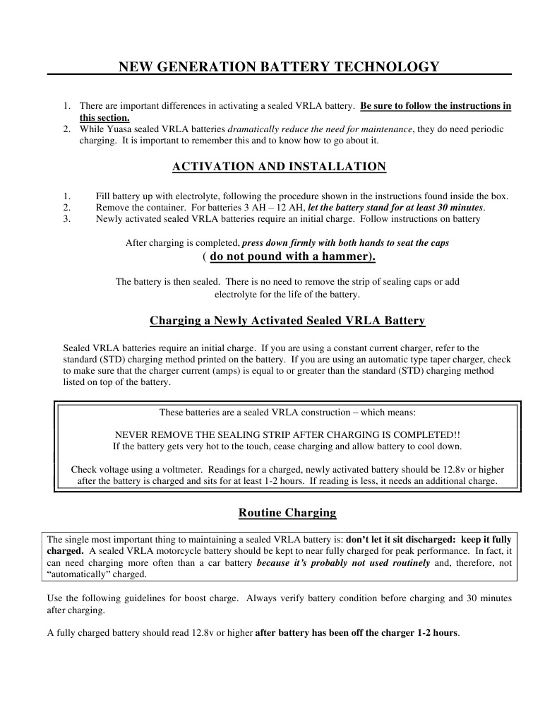 New Battery Instructions PDF Battery Charger Rechargeable Battery