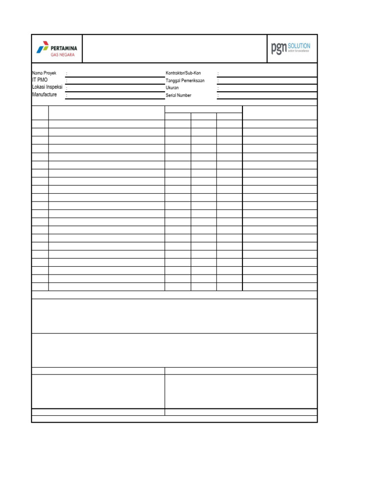 Form Inspeksi Peralatan Power Tools | PDF