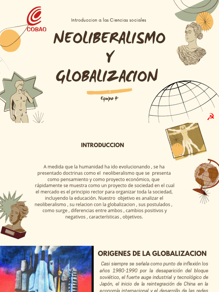 Neoliberalismo y Globalizacion | PDF | Neoliberalismo | Globalización