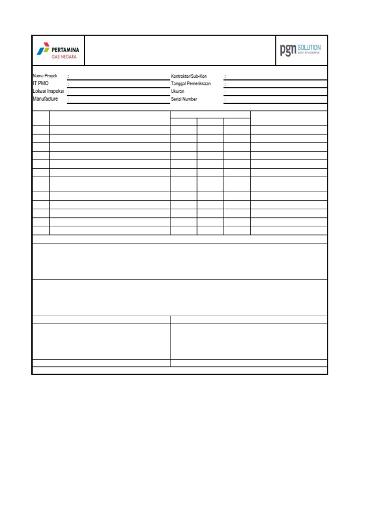 Inspeksi Peralatan Power Tools PMO | PDF