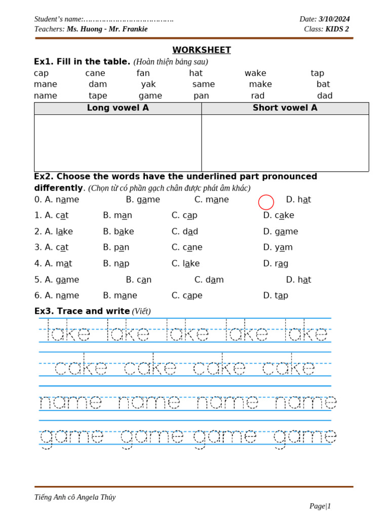 03.10 KIDS2 Practice | PDF