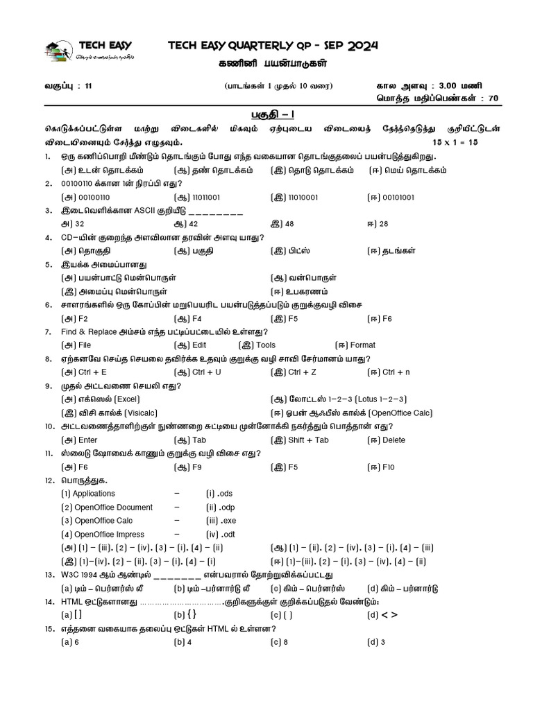 11CA TM Quarterly Sep2024 | PDF