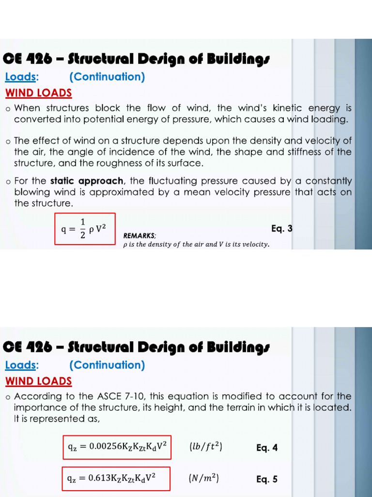 SDB Lesson 5 Wind Load | PDF