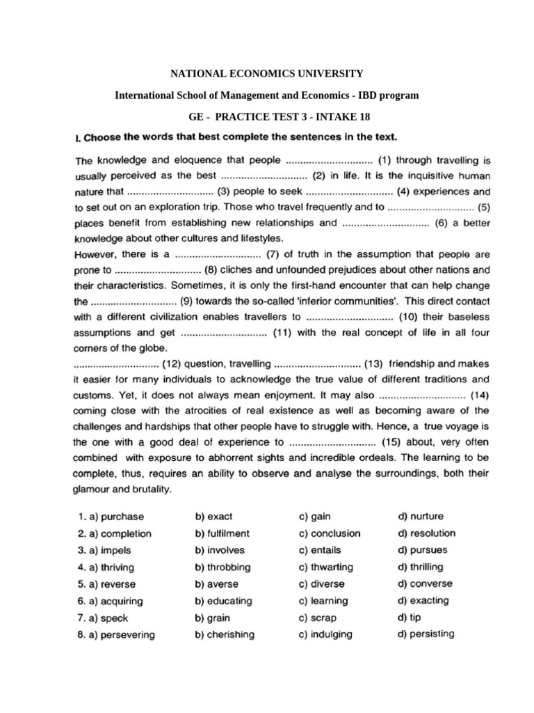 GE 3 - Test 5 | PDF