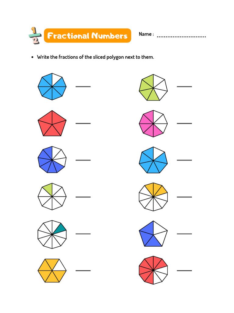 Operations and Fractions Worksheet | PDF