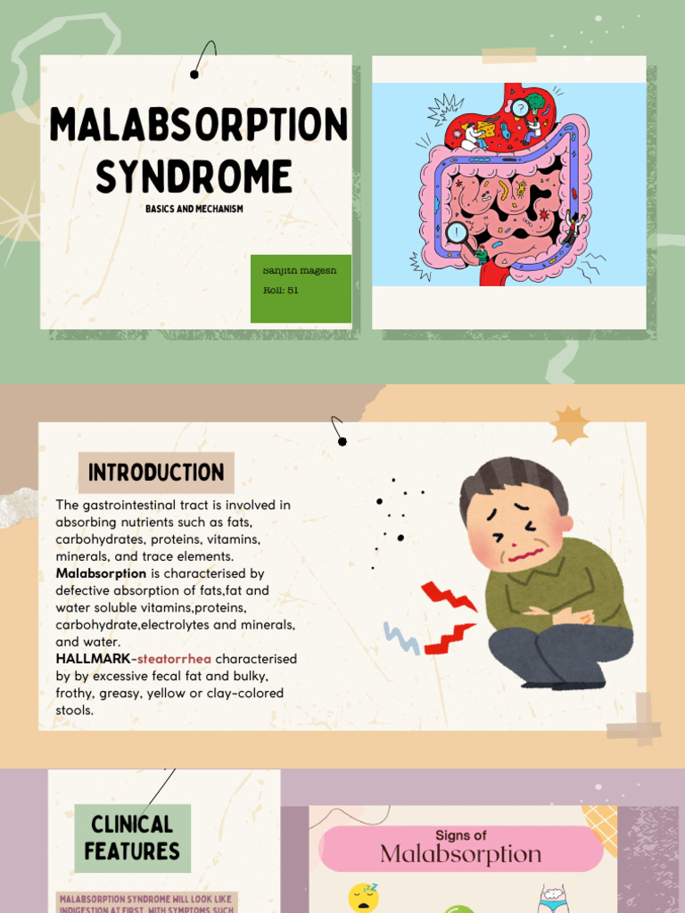 Malabsorption Syndrome Overview | PDF | Pancreas | Small Intestine
