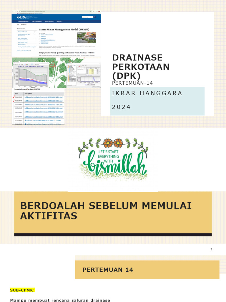 PERTEMUAN 16 (SWMM) | PDF