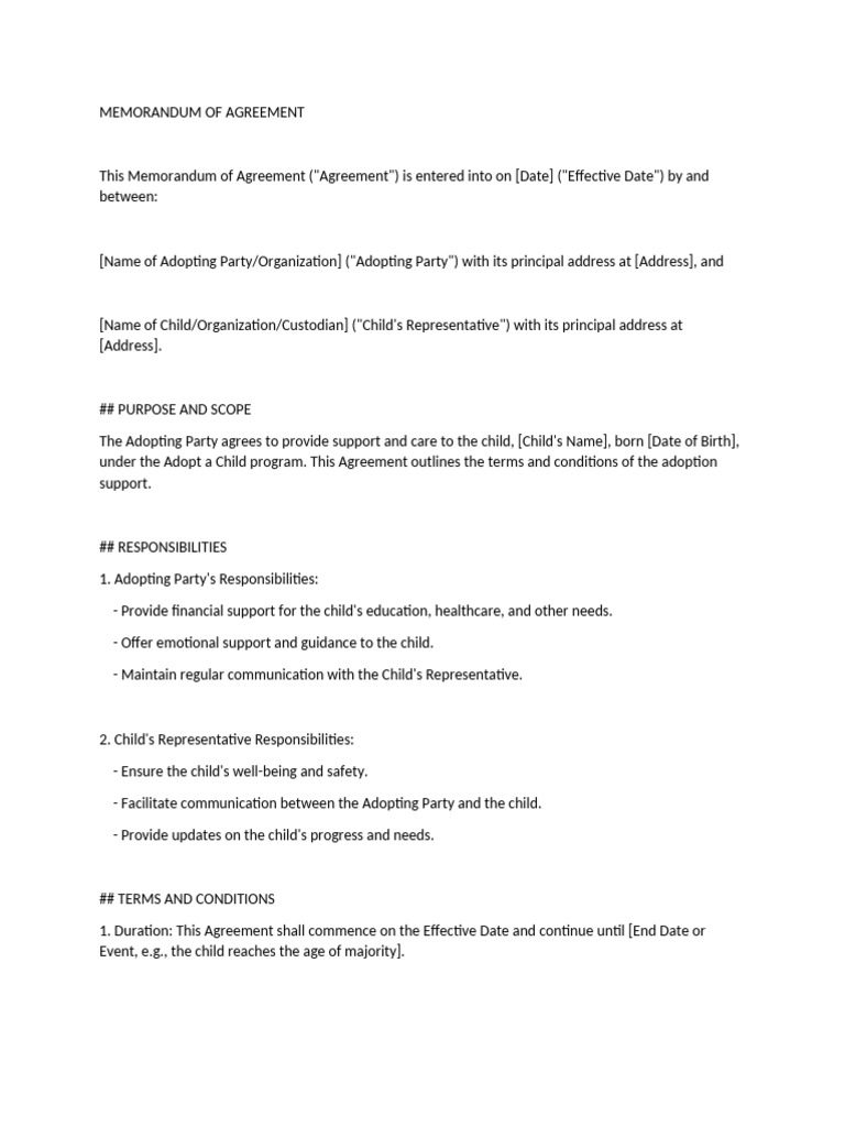 Adoption Agreement Overview | PDF