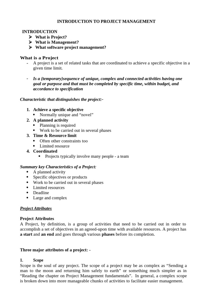Project Management Fundamentals Guide | PDF | Project Management ...