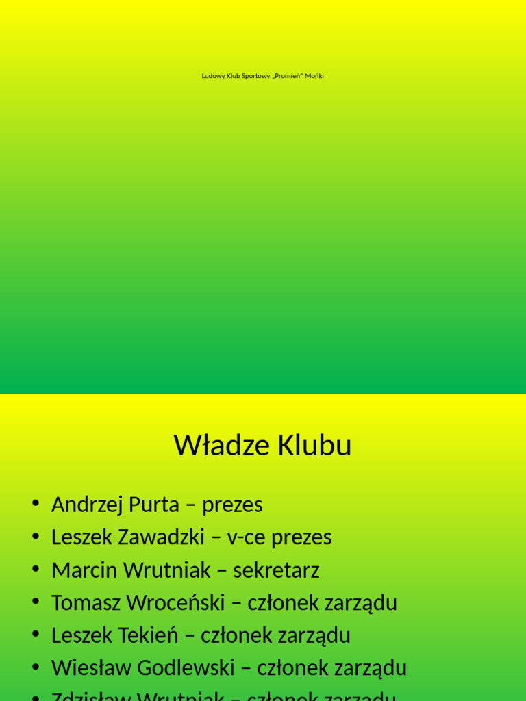 Prezentacja Promien | PDF
