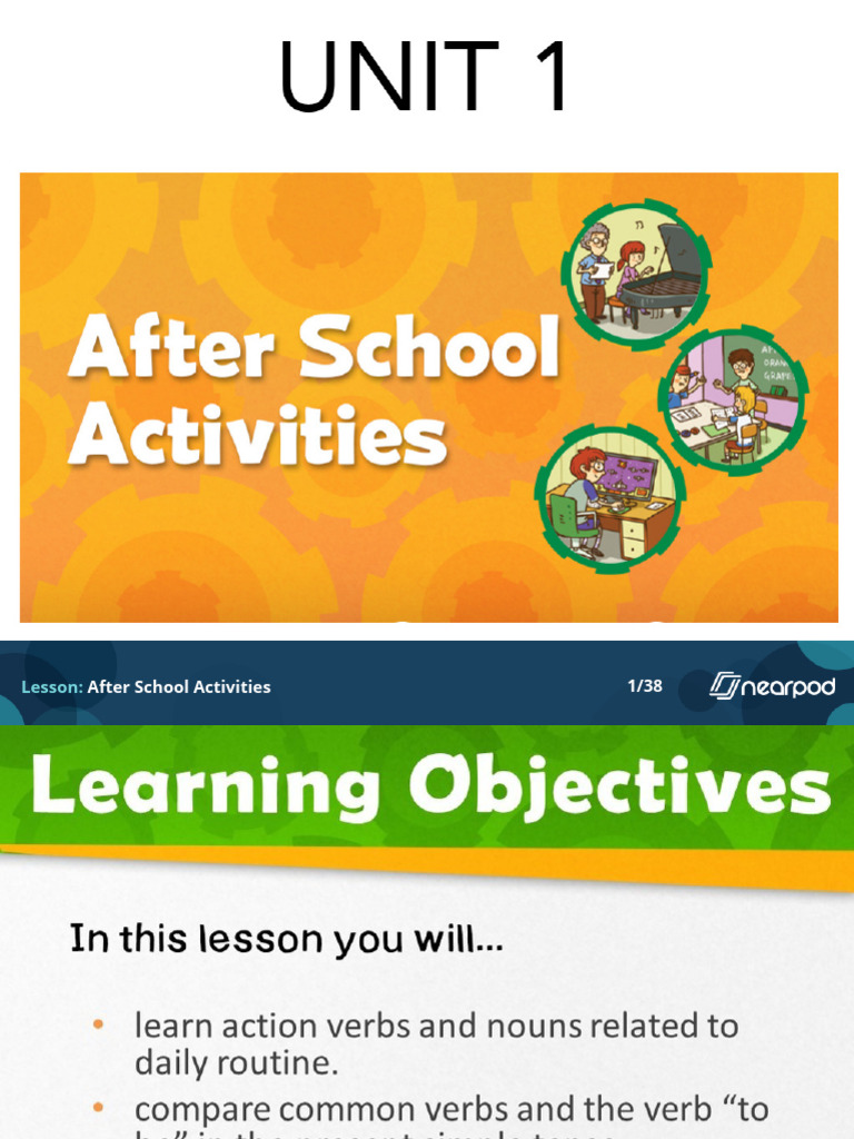 Engaging After School Activities Lesson | PDF | Linguistics | Grammar