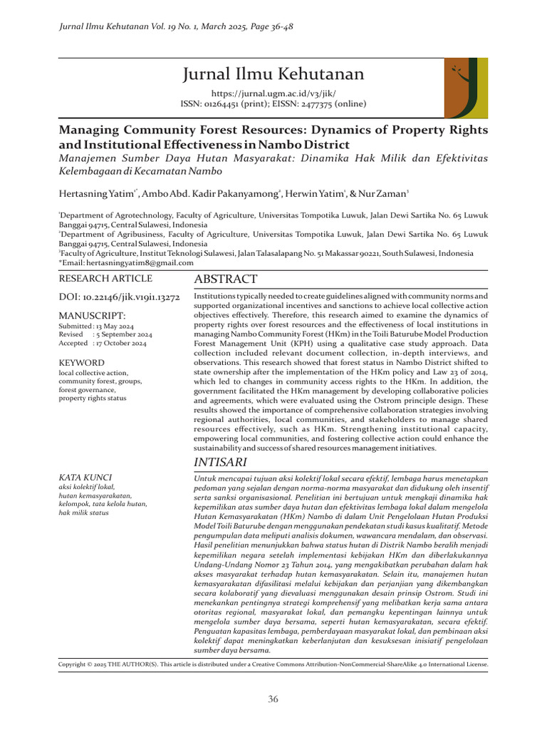 13272-Article Text-89417-1-10-20250222 | PDF | Forest Management ...