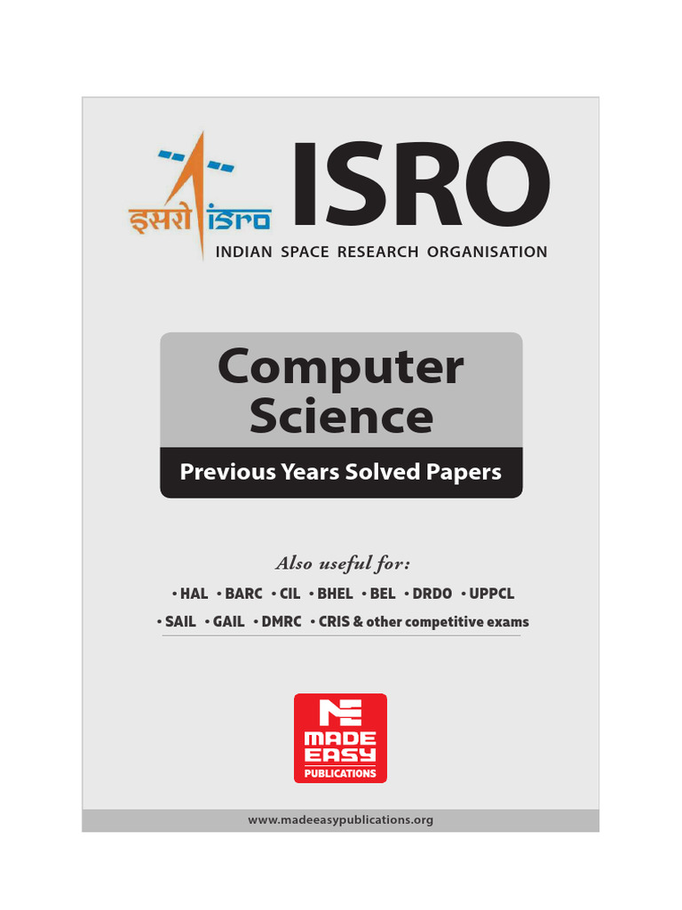 ISRO CS Previous Year Solved Papers | PDF | Astronautics | Outer Space