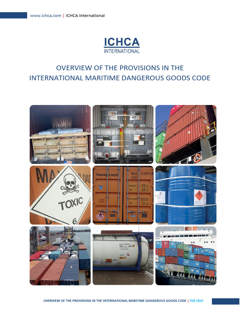IMDG Code Overview and Amendment 42-24 | PDF | Dangerous Goods