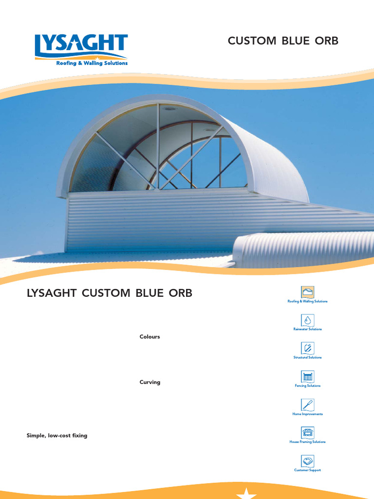 Custom Blue Orb Installation Guide | PDF | Screw | Roof