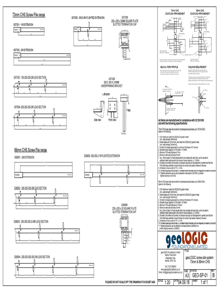 Helical Coupling Arrangement Specifications | PDF | Helix | Mechanical ...