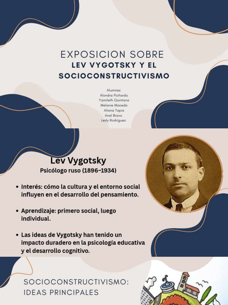 Exposicion Sobre: Lev Vygotsky Y El Socioconstructivismo PDF