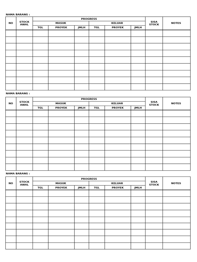 Stock Card | PDF