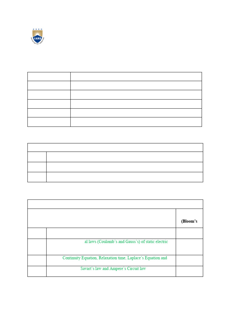 Lecture Notes Emtl | PDF | Electric Field | Magnetic Field