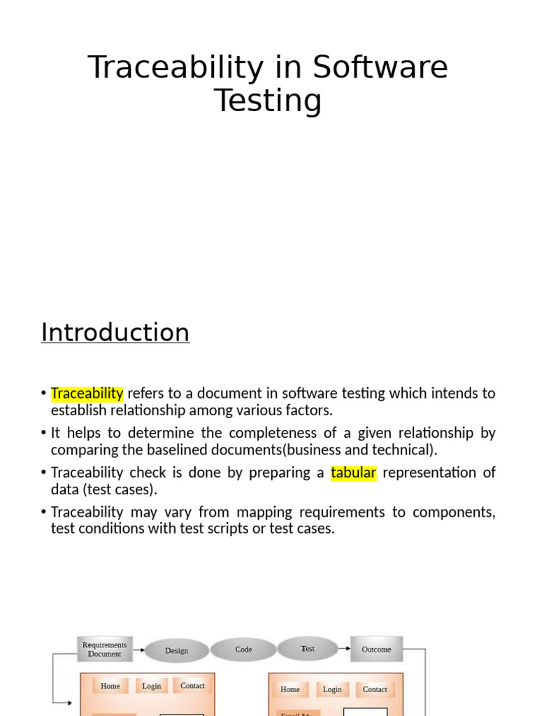 Day 32 Traceability in Software Testing | PDF | Software Testing ...
