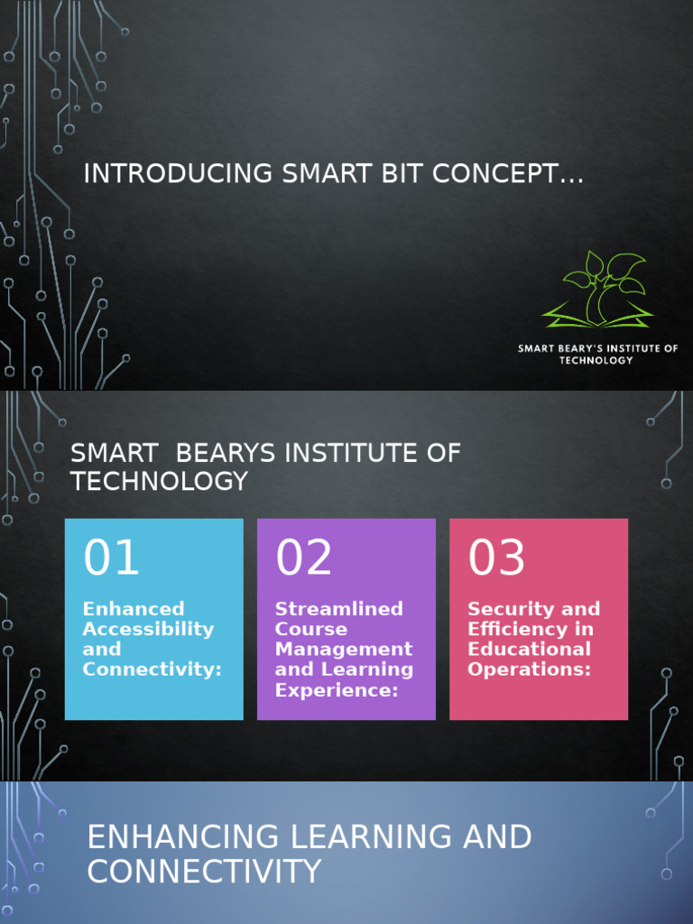 Introducing Smart BIT Concept | PDF | Educational Technology | Computing