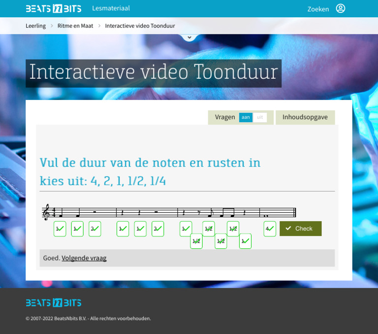 BeatsNbits, Interactieve Video Toonduur | PDF