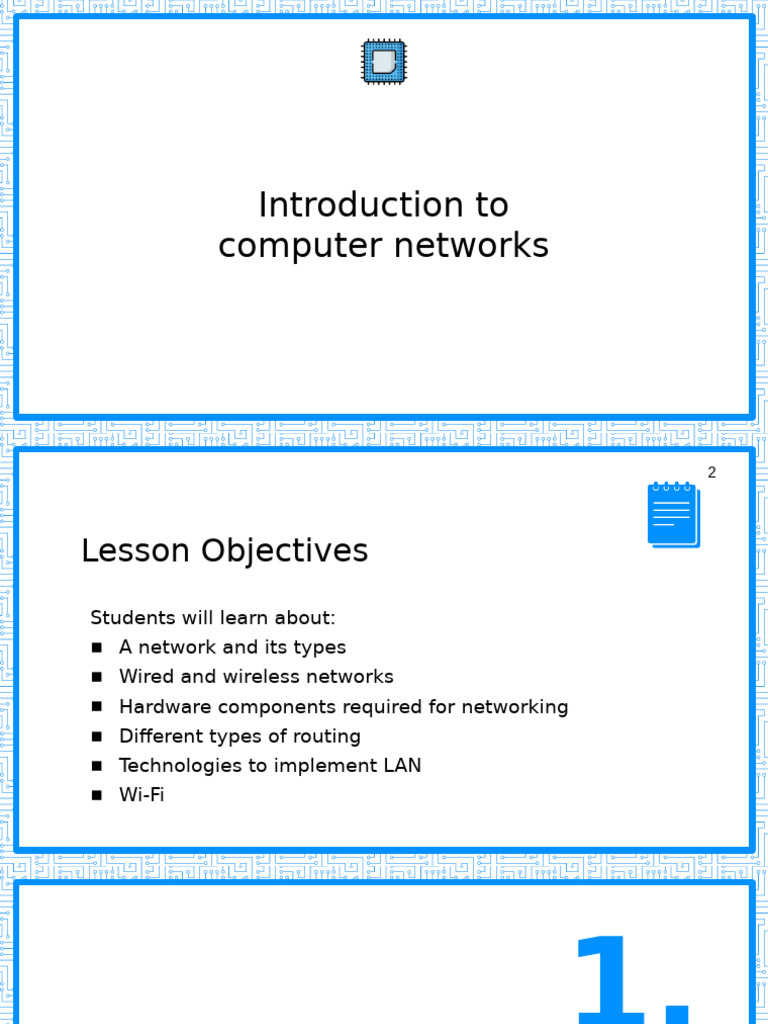 A-Level Presentation - Introduction To Computer Networks | PDF ...