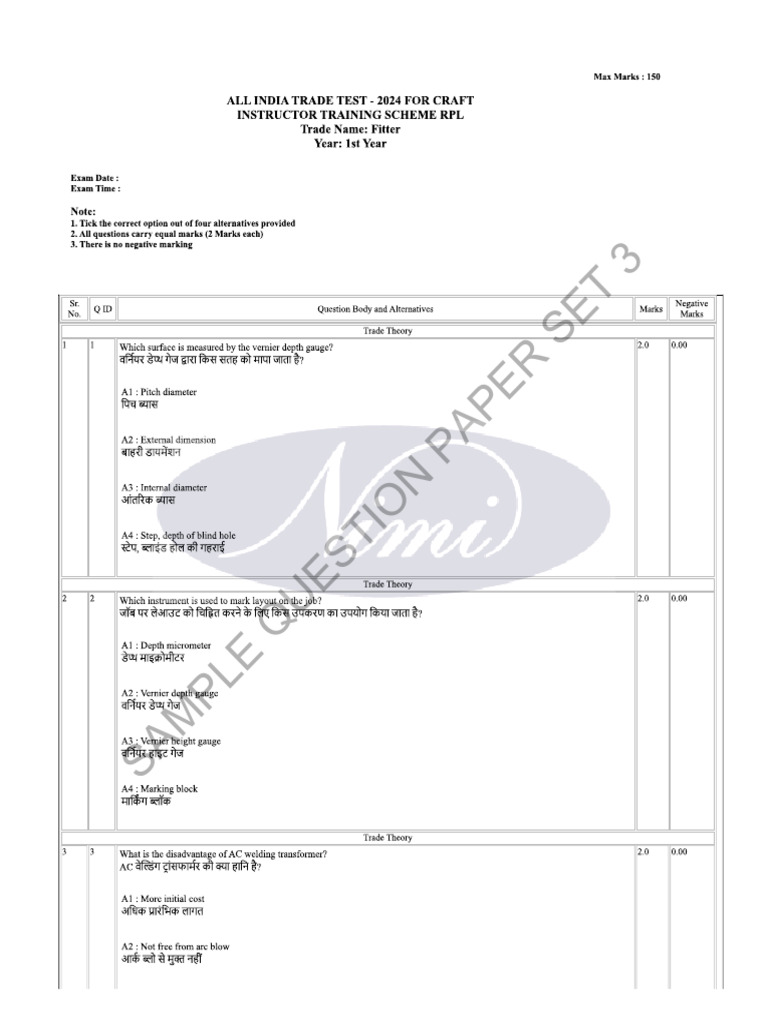 Fitter - 1 Year Set 3 | PDF