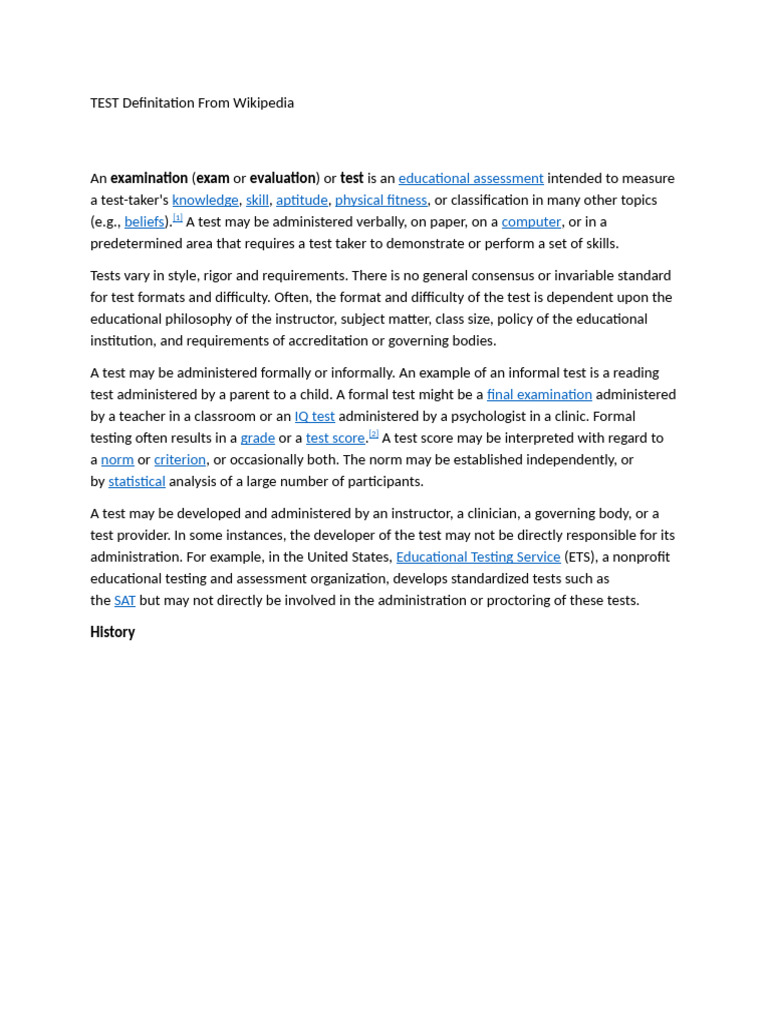 Understanding Educational Tests and Exams | PDF | China | World Politics