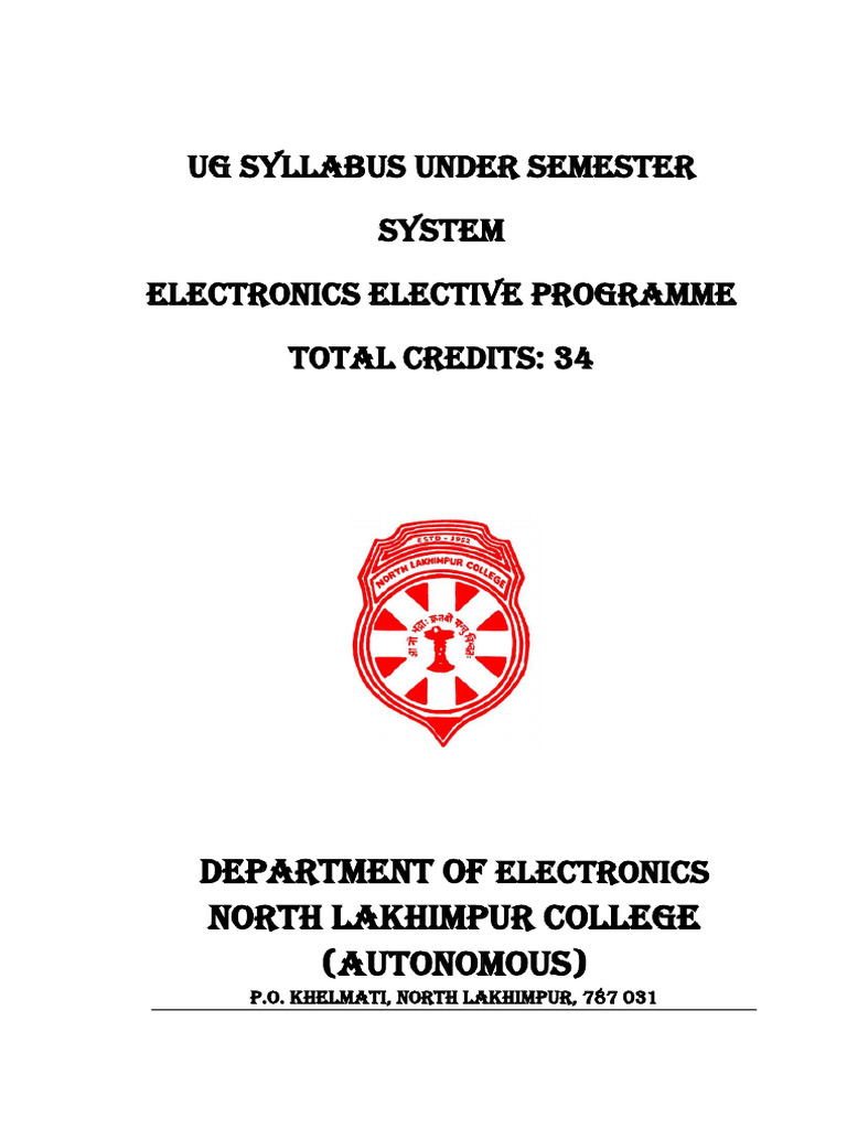 B.Sc. Electronics Syllabus Overview | PDF | Antenna (Radio) | Amplifier