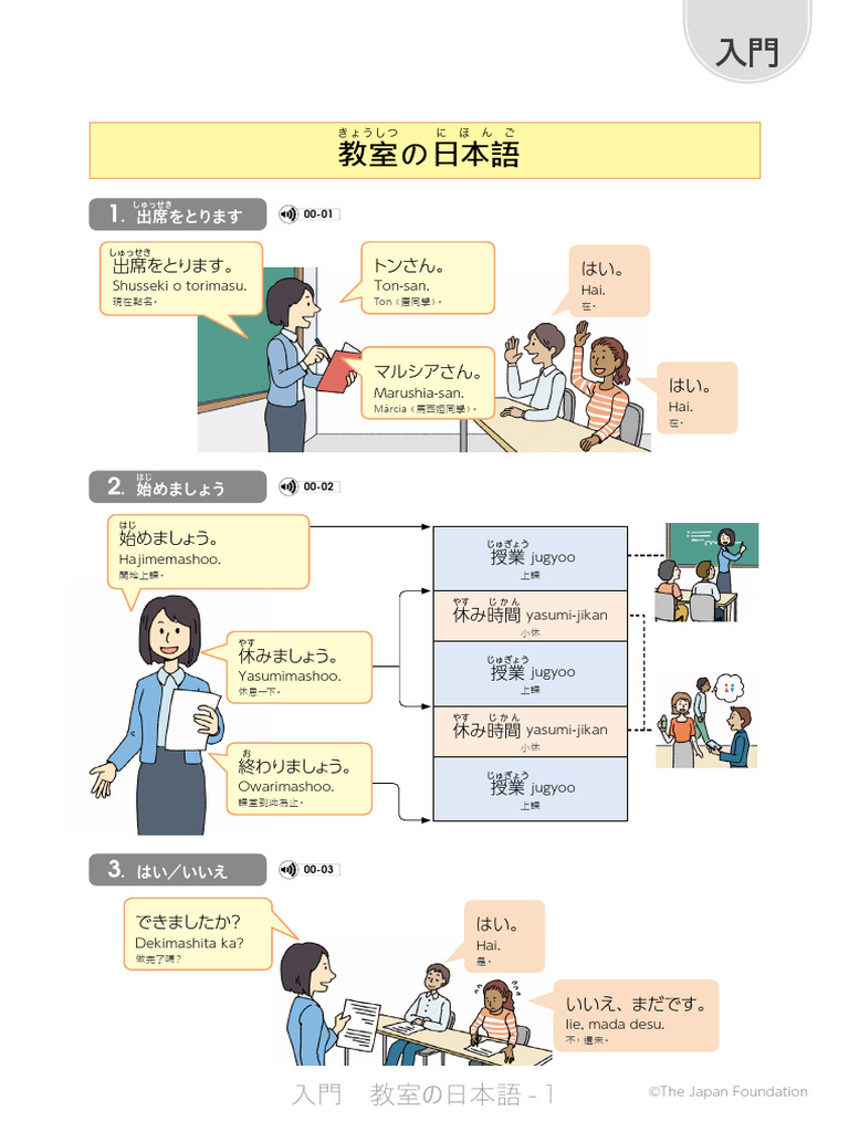 A1 05 教室の日本語 | PDF