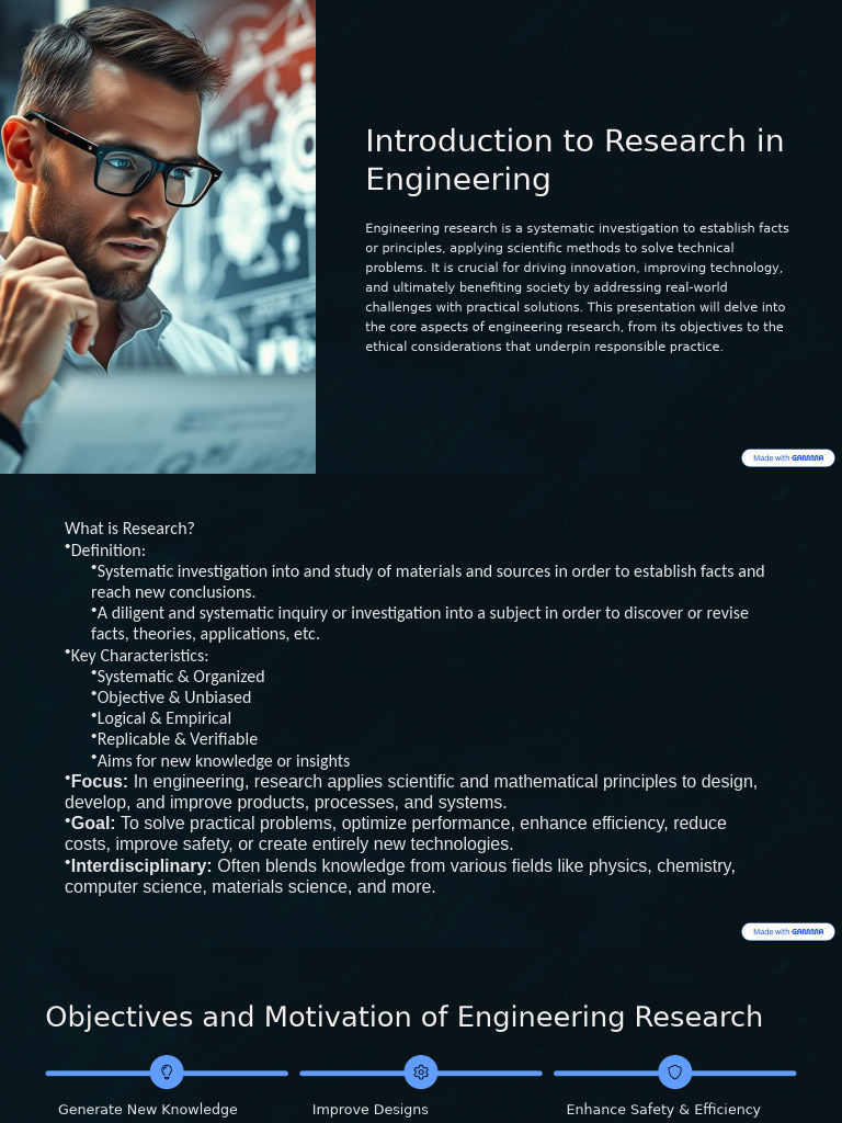 Engineering Research: Ethics and Objectives | PDF | Engineering ...