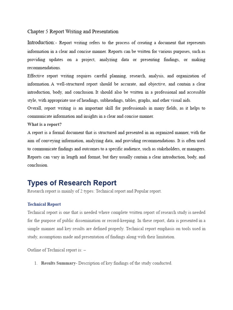 Report and Presentation | PDF | Data Analysis | Data