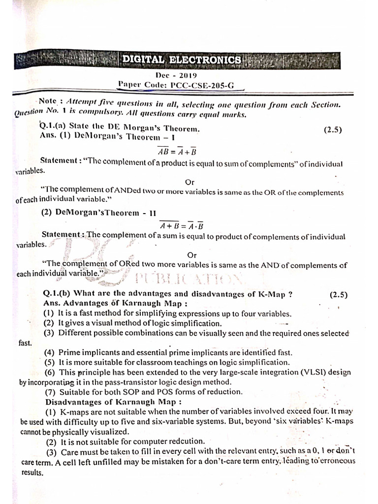 Digital Electronics RG | PDF