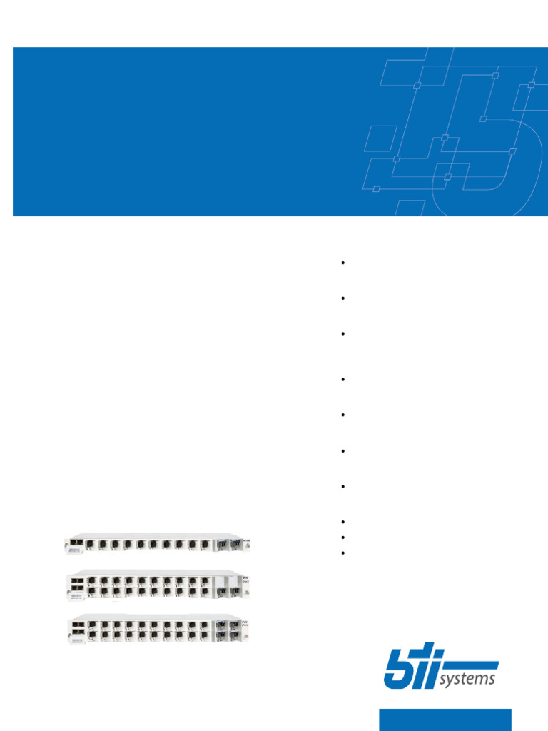 BTI 7000 Series Packet Services Modules | PDF | Computer Network ...