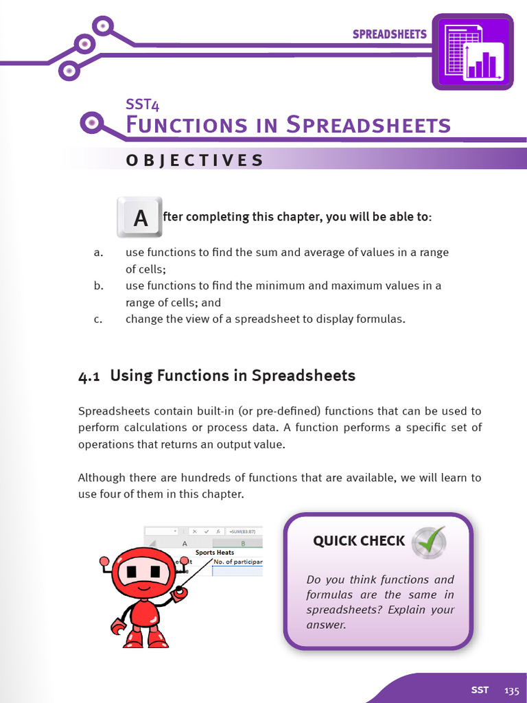 Essential Spreadsheet Functions Guide | PDF | Spreadsheet | Function ...