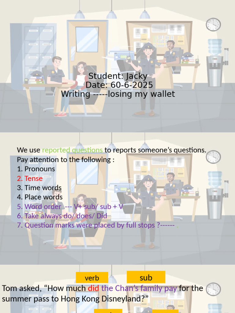 Reporting Questions and Story Writing | PDF