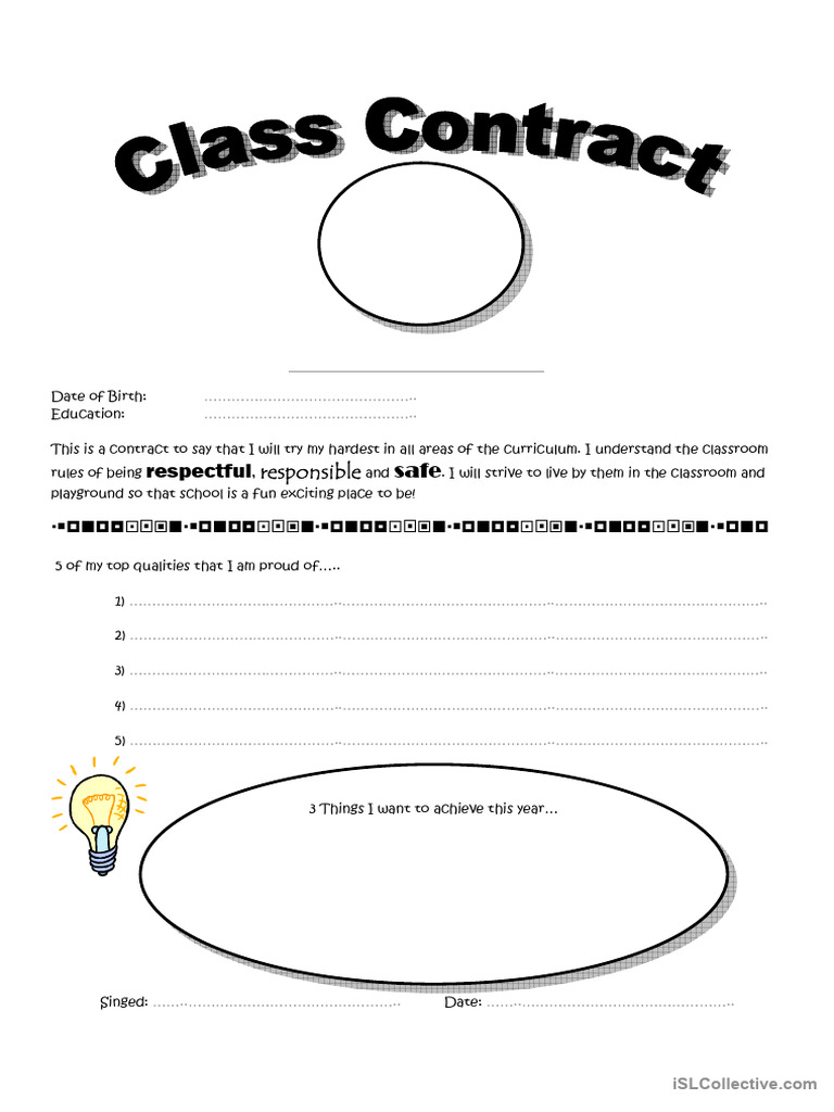 Class Contract | PDF