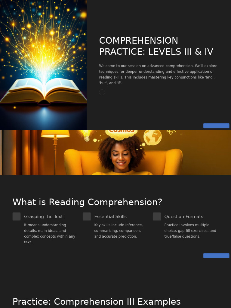 Advanced Reading Comprehension Techniques | PDF | Reading Comprehension ...