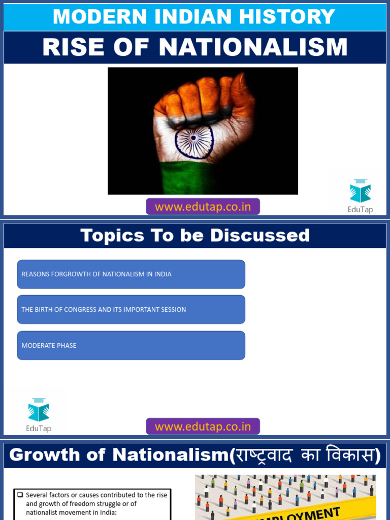 Growth of Nationalism in India | PDF | Indian National Congress ...