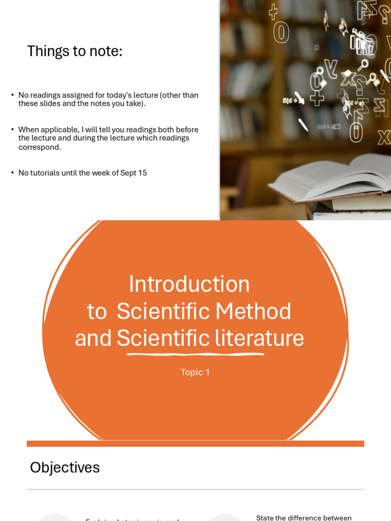 BIOL1105 Topic 1 Intro To Science | PDF | Scientific Method | Science