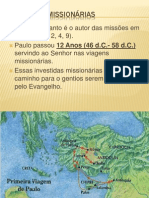 As Viagens Missionárias em Power Point