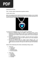 Apontamentos Sobre Os Valores