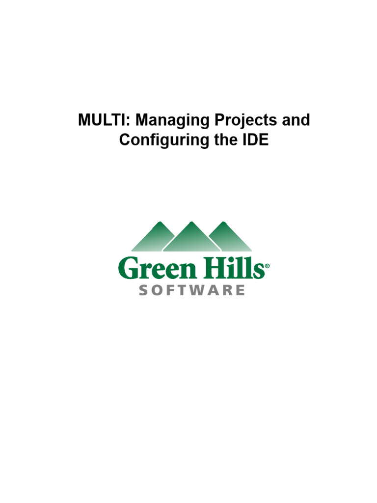 MULTI Project Management Guide | PDF | Integrated Development ...