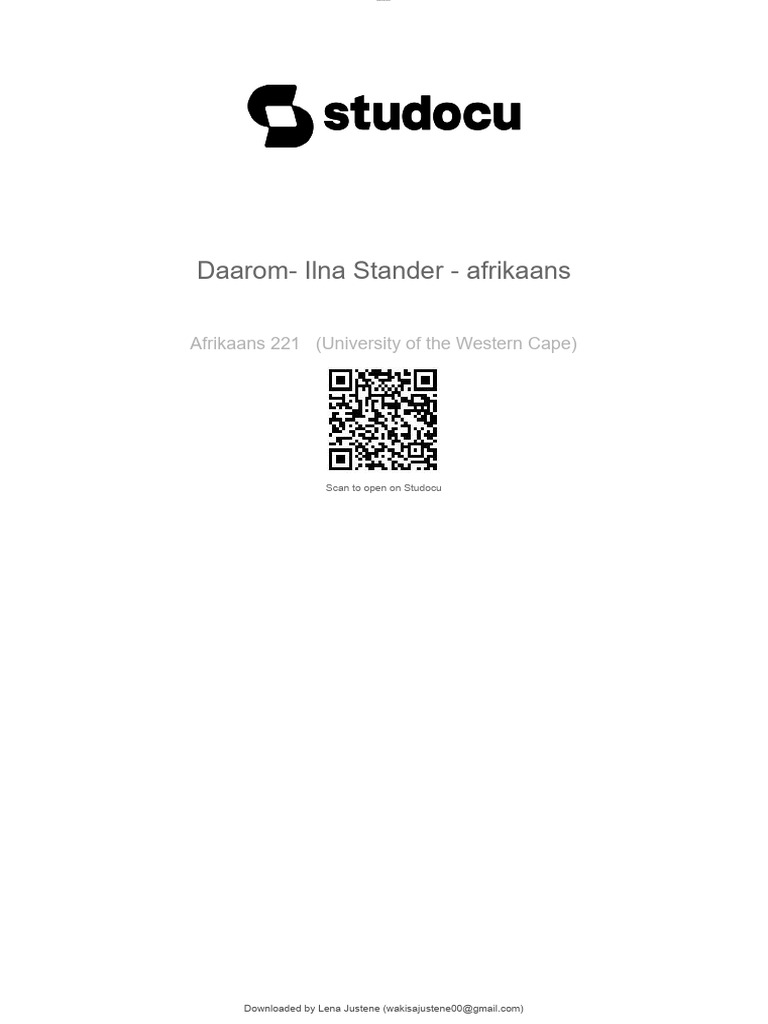 Daarom Gedig Analise | PDF