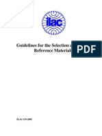 ILAC G9 2005 Guidelines For The Selection and Use of Reference Material